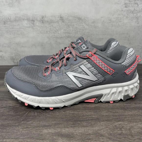 New Balance 410 v6 Shoes Womens 9.5 Trail Running Grey WT410SP6 - Picture 1 of 12